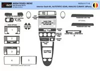 Mercedes SLK (R171) 2004-2010 3D Interior Dashboard Trim Kit Dash Trim Dekor 18-Parts - 1 - Interior Dash Trim Kit Mercedes SLK (R171) 2004-2010 3D Interior Dashboard Trim Kit Dash Trim Dekor 18-Parts - 1 - Interior Dash Trim Kit