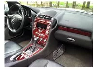 Mercedes SLK (R171) 2004-2010 Kit de garniture de tableau de bord intérieur 3D Dash Trim Dekor 27-Parts - 1
