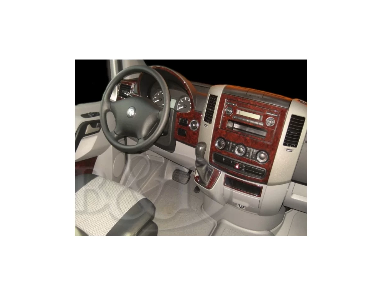 Mercedes Sprinter 2007-2010 Kit complet de garnitures de tableau de bord intérieur BD - 1