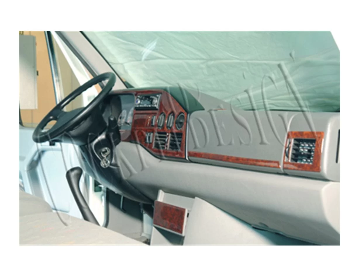 Mercedes Sprinter W901 03.95-01.00 Kit de garniture de tableau de bord intérieur 3D Dash Trim Dekor 17-Parts - 1