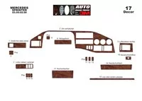 Mercedes Sprinter W901 03.95-01.00 Kit de garniture de tableau de bord intérieur 3D Dash Trim Dekor 17-Parts - 2