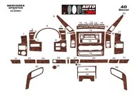 Mercedes Sprinter W906 04.2006 Kit de décoration intérieure 3D pour tableau de bord Dash Trim Dekor 40 pièces - 2 Mercedes Sprinter W906 04.2006 Kit de décoration intérieure 3D pour tableau de bord Dash Trim Dekor 40 pièces - 2