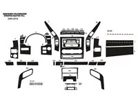 Mercedes Sprinter W906 04.2015 Kit de décoration intérieure 3D pour tableau de bord Dash Trim Dekor 51-Parts - 4 Mercedes Sprinter W906 04.2015 Kit de décoration intérieure 3D pour tableau de bord Dash Trim Dekor 51-Parts - 4