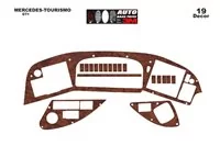 Mercedes Tourismo 04.07-12.10 Kit de garniture de tableau de bord intérieur 3D Dash Trim Dekor 19-Parts - 2