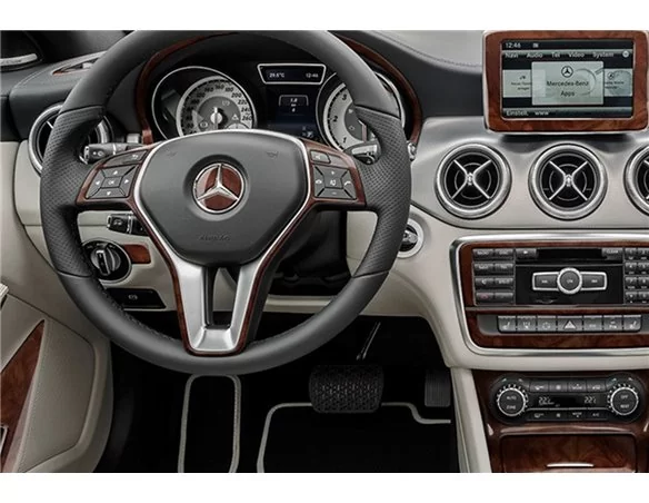 Mercedes-Benz CLA-Class 2014-2017 3D Interior Custom Dash Trim Kit 22-Parts