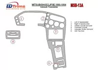 Mitsubishi Eclipse 1990-1994 Kit de garnitures de tableau de bord intérieur BD à engrenage automatique - 1 Mitsubishi Eclipse 1990-1994 Kit de garnitures de tableau de bord intérieur BD à engrenage automatique - 1