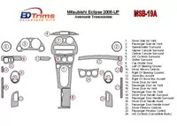 Mitsubishi Eclipse 2006-UP Kit de décoration de tableau de bord BD intérieur à engrenage automatique - 1 Mitsubishi Eclipse 2006-UP Kit de décoration de tableau de bord BD intérieur à engrenage automatique - 1