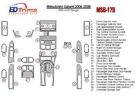 Mitsubishi Galant 2004-2008 With 6 CD Player Interior BD Dash Trim Kit - 1 Mitsubishi Galant 2004-2008 With 6 CD Player Interior BD Dash Trim Kit - 1