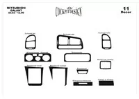Mitsubishi Galant VII 03.93-12.96 3D Interior Dashboard Trim Kit Dash Trim Dekor 11-Parts - 2 - Interior Dash Trim Kit Mitsubishi Galant VII 03.93-12.96 3D Interior Dashboard Trim Kit Dash Trim Dekor 11-Parts - 2 - Interior Dash Trim Kit