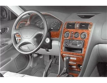 Mitsubishi Galant VIII 01.1997 3D Interior Dashboard Trim Kit Dash Trim Dekor 20-Parts - 1 - Interior Dash Trim Kit