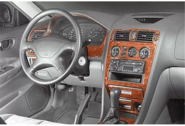 Mitsubishi Galant VIII 01.1997 Kit de garniture de tableau de bord intérieur 3D Dash Trim Dekor 20-Parts - 1 Mitsubishi Galant VIII 01.1997 Kit de garniture de tableau de bord intérieur 3D Dash Trim Dekor 20-Parts - 1