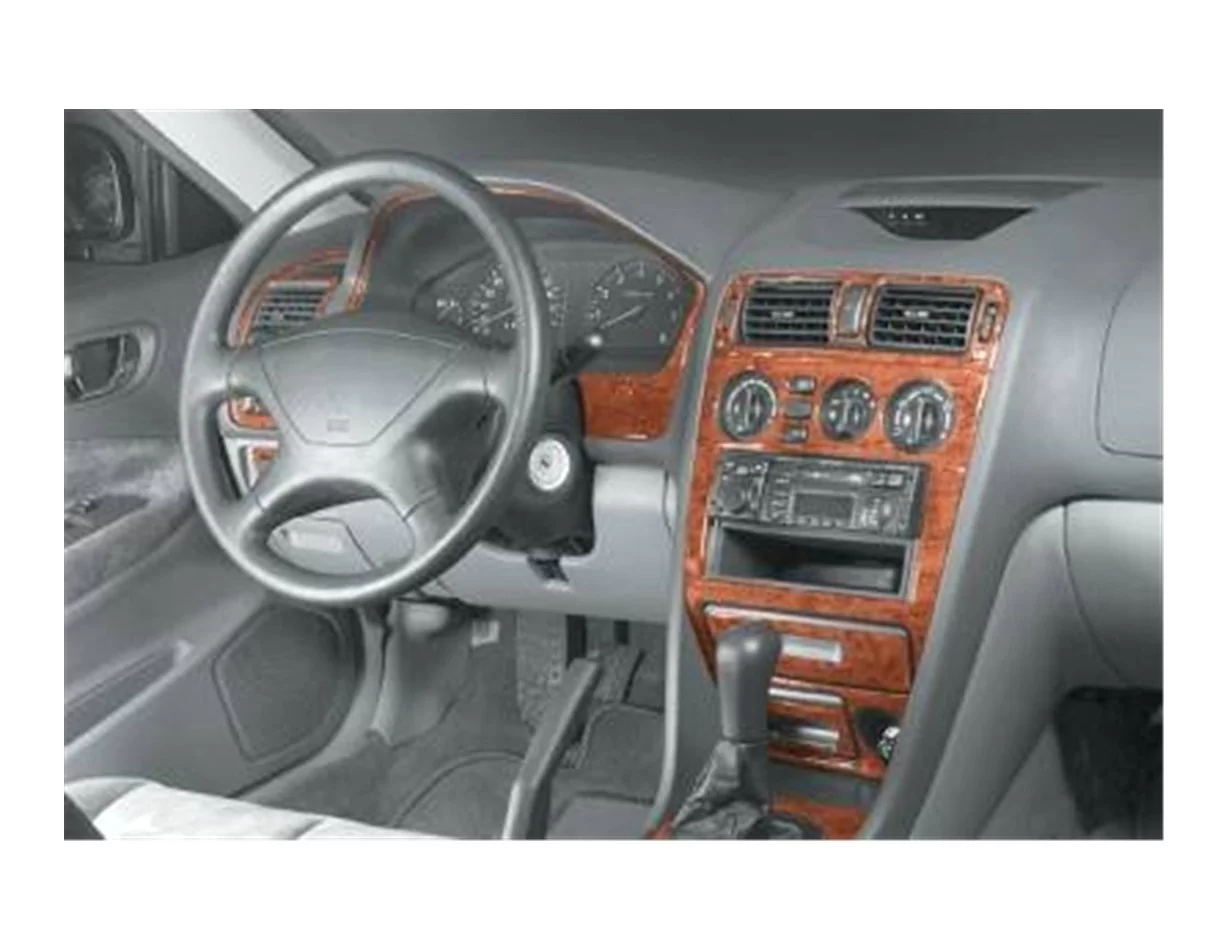 Mitsubishi Galant VIII 01.98-12.02 3D Interior Dashboard Trim Kit Dash Trim Dekor 13-Parts - 1 - Interior Dash Trim Kit