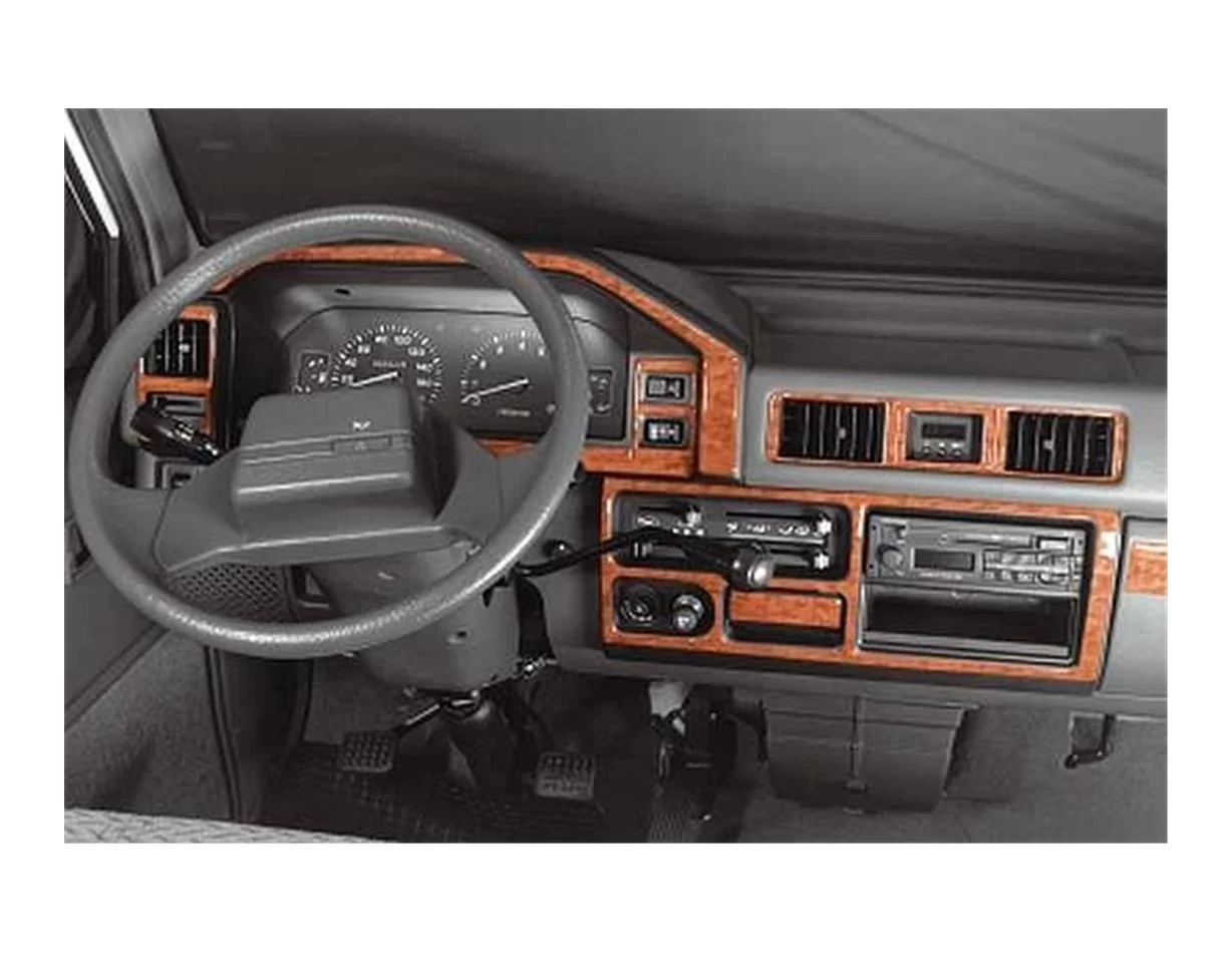Mitsubishi L 300 08.1988 3D Interior Dashboard Trim Kit Dash Trim Dekor 16-Parts - 1 - Interior Dash Trim Kit