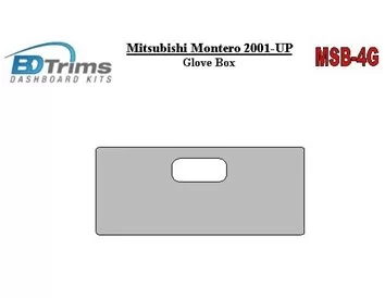 Mitsubishi Pajero/Montero 2000-2006 Glowe-box Intérieur BD Dash Trim Kit - 1