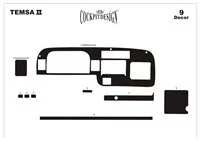 Mitsubishi Temsa Prestige Midibus 01.1999 Kit de garniture de tableau de bord intérieur 3D Dash Trim Dekor 9-Parts - 1 Mitsubishi Temsa Prestige Midibus 01.1999 Kit de garniture de tableau de bord intérieur 3D Dash Trim Dekor 9-Parts - 1