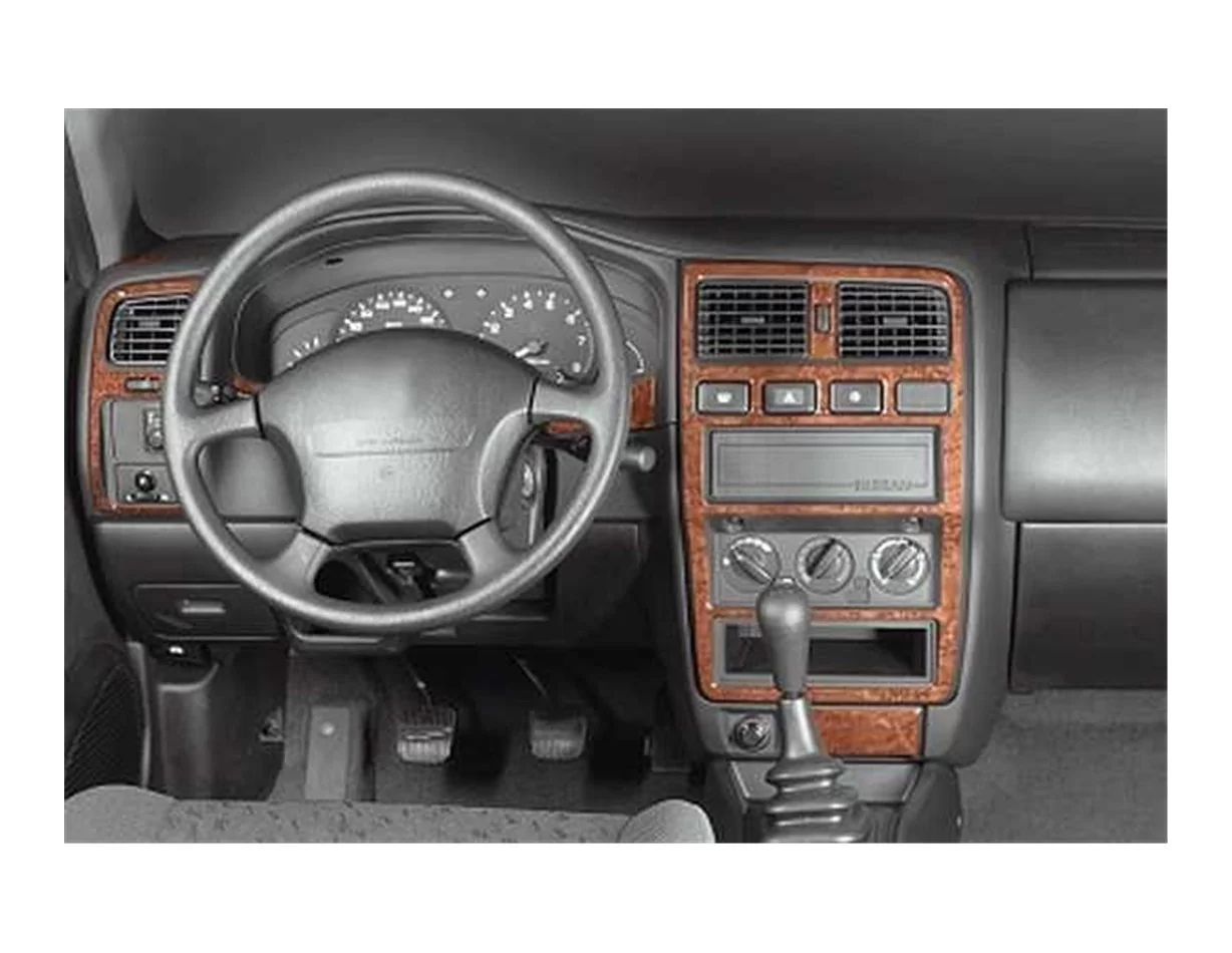 Nissan Almera 09.95-12.99 3D Interior Dashboard Trim Kit Dash Trim Dekor 14-Parts - 1