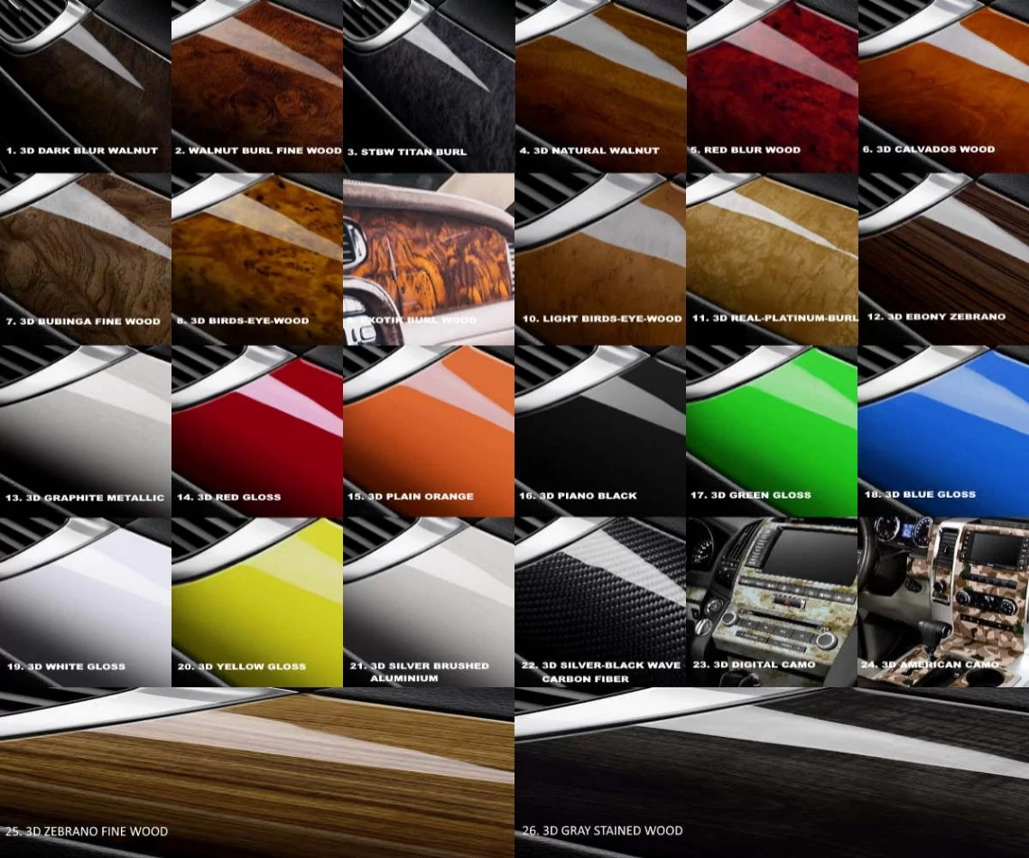 Ensemble de base Nissan Altima 2013-UP, avec garniture de tableau de bord NAVI Interior BD - 1