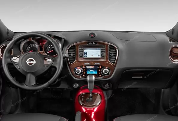 Nissan Juke 2011-2014 Kit de garniture de tableau de bord intérieur 3D Dash Trim Dekor 15-Parts - 1