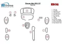 Nissan Juke 2011-UP Interior BD Dash Trim Kit - 1