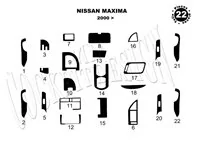 Nissan Maxima 02.00-02.04 3D Interior Dashboard Trim Kit Dash Trim Dekor 22-Parts - 1