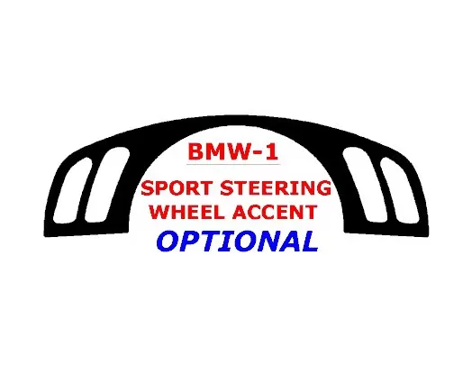 BMW X5 1998-2006 Sportstuur Accent Interieur BD Dash Trim Kit - 1 BMW X5 1998-2006 Sportstuur Accent Interieur BD Dash Trim Kit - 1