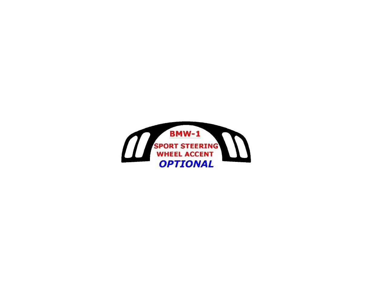 BMW X5 1998-2006 Sportstuur Accent Interieur BD Dash Trim Kit - 1