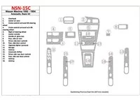 Boîte de vitesses automatique Nissan Maxima 1992-1994, ensemble de base, ensemble de 18 pièces Kit de garniture de tableau de bo Boîte de vitesses automatique Nissan Maxima 1992-1994, ensemble de base, ensemble de 18 pièces Kit de garniture de tableau de bo