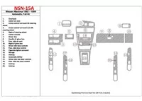 Nissan Maxima 1992-1994 Automatic Gearbox, Full Set, 20 Parts set Interior BD Dash Trim Kit - 1 - Interior Dash Trim Kit Nissan Maxima 1992-1994 Automatic Gearbox, Full Set, 20 Parts set Interior BD Dash Trim Kit - 1 - Interior Dash Trim Kit