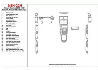 Nissan Maxima 2000-2001 Ensemble de base, boîte de vitesses manuelle, radio sans lecteur CD, ensemble de 28 pièces Kit de garnit Nissan Maxima 2000-2001 Ensemble de base, boîte de vitesses manuelle, radio sans lecteur CD, ensemble de 28 pièces Kit de garnit