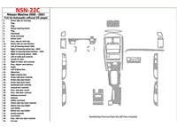 Nissan Maxima 2000-2001 Full Set, Automatic Gearbox, Radio Without CD Player, 40 Parts set Interior BD Dash Trim Kit - 1 - Inter Nissan Maxima 2000-2001 Full Set, Automatic Gearbox, Radio Without CD Player, 40 Parts set Interior BD Dash Trim Kit - 1 - Inter