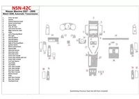 Conformité OEM pour Nissan Maxima 2007-2008, kit de garniture de tableau de bord BD intérieur à engrenage automatique - 1 Conformité OEM pour Nissan Maxima 2007-2008, kit de garniture de tableau de bord BD intérieur à engrenage automatique - 1