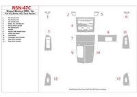 Nissan Maxima 2009-UP Ensemble complet, radio, A/C, lecteur de carte intérieur BD Dash Trim Kit - 1 Nissan Maxima 2009-UP Ensemble complet, radio, A/C, lecteur de carte intérieur BD Dash Trim Kit - 1