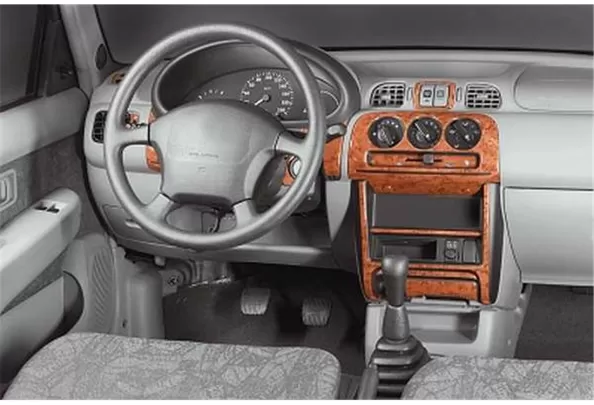 Nissan Micra 03.98-12.02 3D Interior Dashboard Trim Kit Dash Trim Dekor 18-Parts - 1 - Interior Dash Trim Kit Nissan Micra 03.98-12.02 3D Interior Dashboard Trim Kit Dash Trim Dekor 18-Parts - 1 - Interior Dash Trim Kit