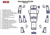 Nissan Murano 2003-2008 Kit de garniture de tableau de bord intérieur BD de base - 2