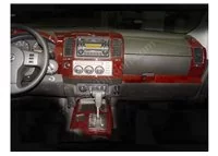 Nissan Navara D40 02.06-12.10 3D Interior Dashboard Trim Kit Dash Trim Dekor 12-Parts - 1 - Interior Dash Trim Kit