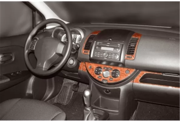 Nissan Note 01.2006 3D Interior Dashboard Trim Kit Dash Trim Dekor 8-Parts - 1 - Interior Dash Trim Kit Nissan Note 01.2006 3D Interior Dashboard Trim Kit Dash Trim Dekor 8-Parts - 1 - Interior Dash Trim Kit