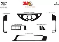 Nissan Note 01.2006 3D Interior Dashboard Trim Kit Dash Trim Dekor 8-Parts - 2 - Interior Dash Trim Kit Nissan Note 01.2006 3D Interior Dashboard Trim Kit Dash Trim Dekor 8-Parts - 2 - Interior Dash Trim Kit