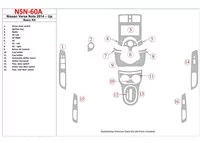 Nissan Note 2014-UP Basic Set Interior BD Dash Trim Kit - 1 - Interior Dash Trim Kit Nissan Note 2014-UP Basic Set Interior BD Dash Trim Kit - 1 - Interior Dash Trim Kit