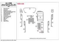 Nissan Pathfinder 1996-1999 Automatic Gearbox, Without Message Center, 2WD, 16 Parts set Interior BD Dash Trim Kit - 1 - Interio Nissan Pathfinder 1996-1999 Automatic Gearbox, Without Message Center, 2WD, 16 Parts set Interior BD Dash Trim Kit - 1 - Interio