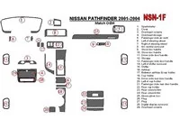 Nissan Pathfinder 2001-2004 OEM Compliance Interior BD Dash Trim Kit - 1 - Interior Dash Trim Kit Nissan Pathfinder 2001-2004 OEM Compliance Interior BD Dash Trim Kit - 1 - Interior Dash Trim Kit