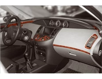 Nissan Primera 06.02-06.06 3D Interior Dashboard Trim Kit Dash Trim Dekor 12-Parts - 1