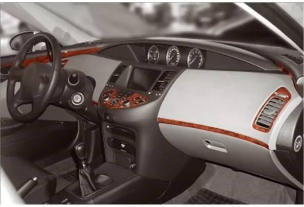 Nissan Primera 06.02-06.06 3D Interior Dashboard Trim Kit Dash Trim Dekor 12-Parts - 1 Nissan Primera 06.02-06.06 3D Interior Dashboard Trim Kit Dash Trim Dekor 12-Parts - 1