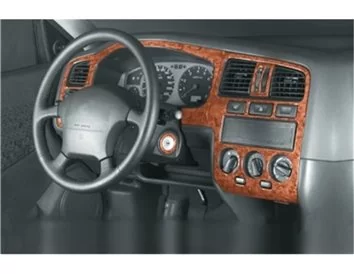 Nissan Primera 09.96-09.99 3D Interior Dashboard Trim Kit Dash Trim Dekor 10-Parts - 1