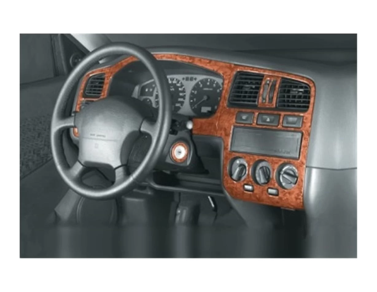 Nissan Primera 09.96-09.99 3D Interior Dashboard Trim Kit Dash Trim Dekor 10-Parts - 1