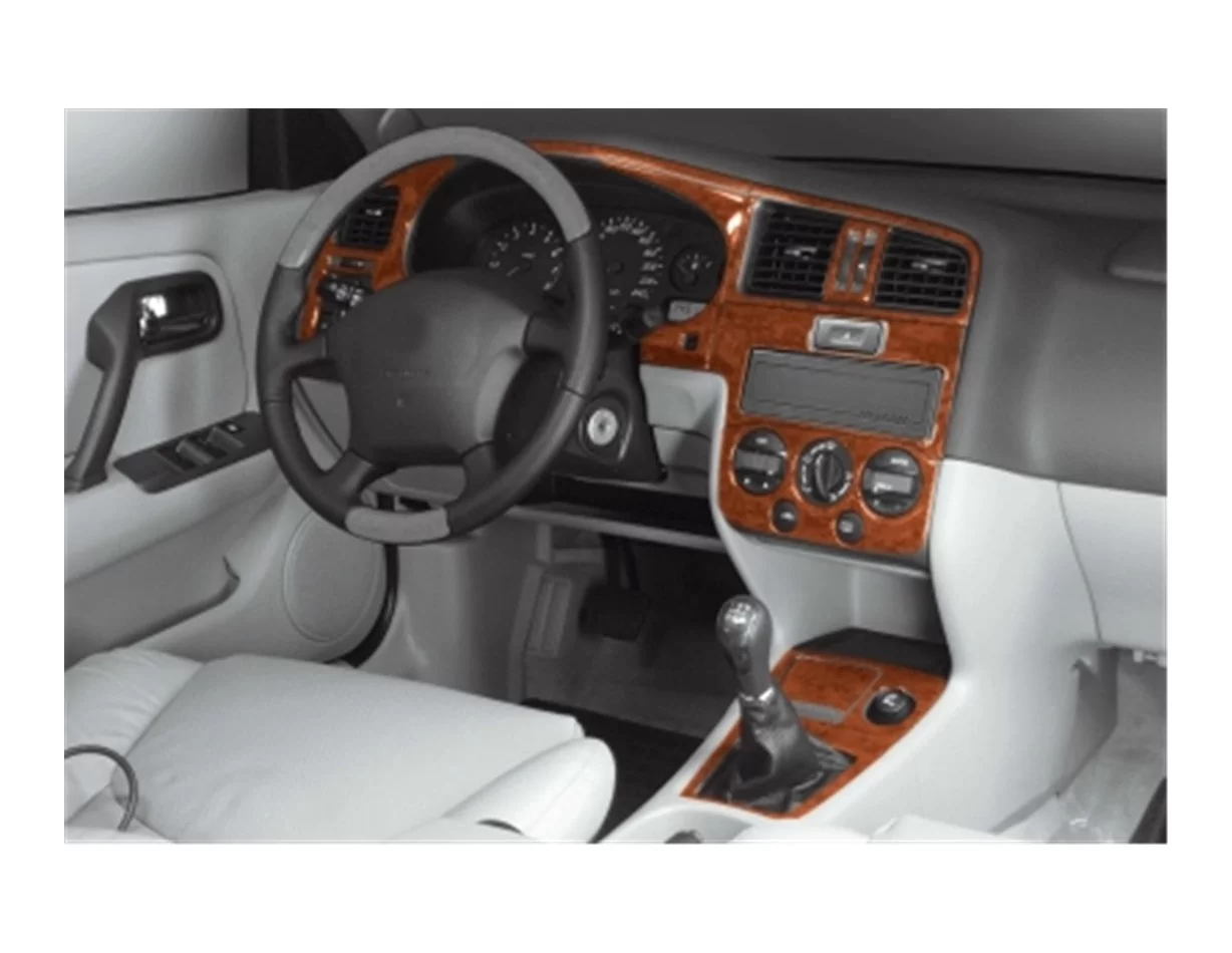 Nissan Primera 09.99-05.02 3D Interior Dashboard Trim Kit Dash Trim Dekor 12-Parts - 1