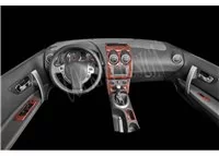 Nissan Qashqa 01.11-12.12 Kit de garniture de tableau de bord intérieur 3D Dash Trim Dekor 19-Parts - 1 Nissan Qashqa 01.11-12.12 Kit de garniture de tableau de bord intérieur 3D Dash Trim Dekor 19-Parts - 1