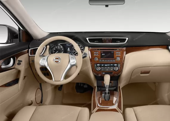 Nissan Qashqai 2013–2021 Kit de garniture de tableau de bord intérieur 3D Dash Trim Dekor 45 pièces - 1 Nissan Qashqai 2013–2021 Kit de garniture de tableau de bord intérieur 3D Dash Trim Dekor 45 pièces - 1