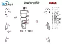 Nissan Sentra 2013-UP With NAVI Interior BD Dash Trim Kit - 1 - Interior Dash Trim Kit Nissan Sentra 2013-UP With NAVI Interior BD Dash Trim Kit - 1 - Interior Dash Trim Kit