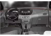 Nissan Tino 01.2000 3D Interior Dashboard Trim Kit Dash Trim Dekor 6-Parts - 1
