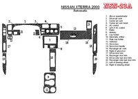 Nissan Xterra 2000-2000 Boîte de vitesses automatique 22 pièces Kit de garnitures de tableau de bord intérieur BD - 1 Nissan Xterra 2000-2000 Boîte de vitesses automatique 22 pièces Kit de garnitures de tableau de bord intérieur BD - 1
